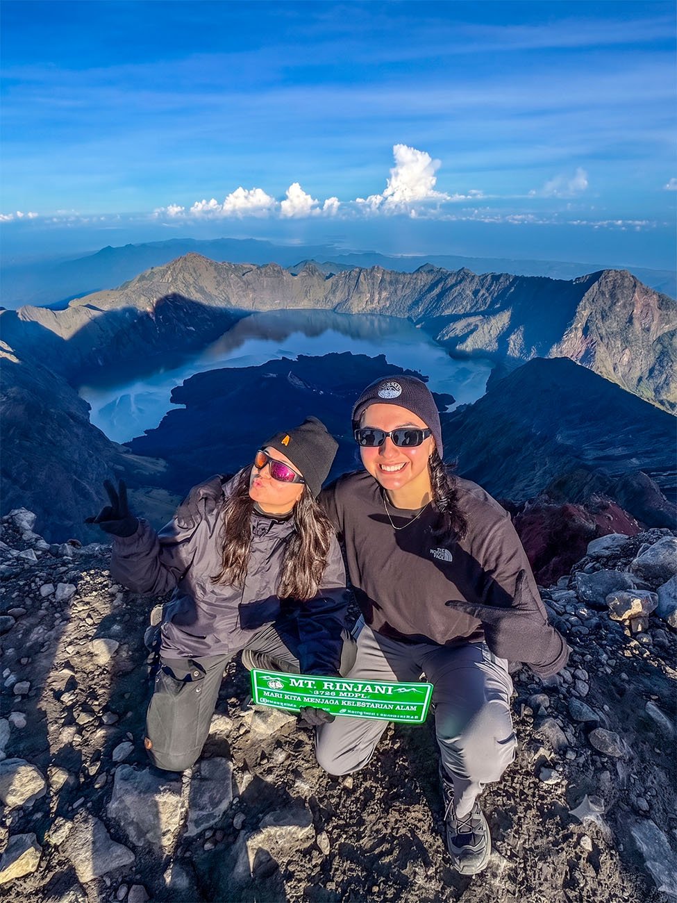 Summit Attack, Segara Anak Lake, and Hot Springs